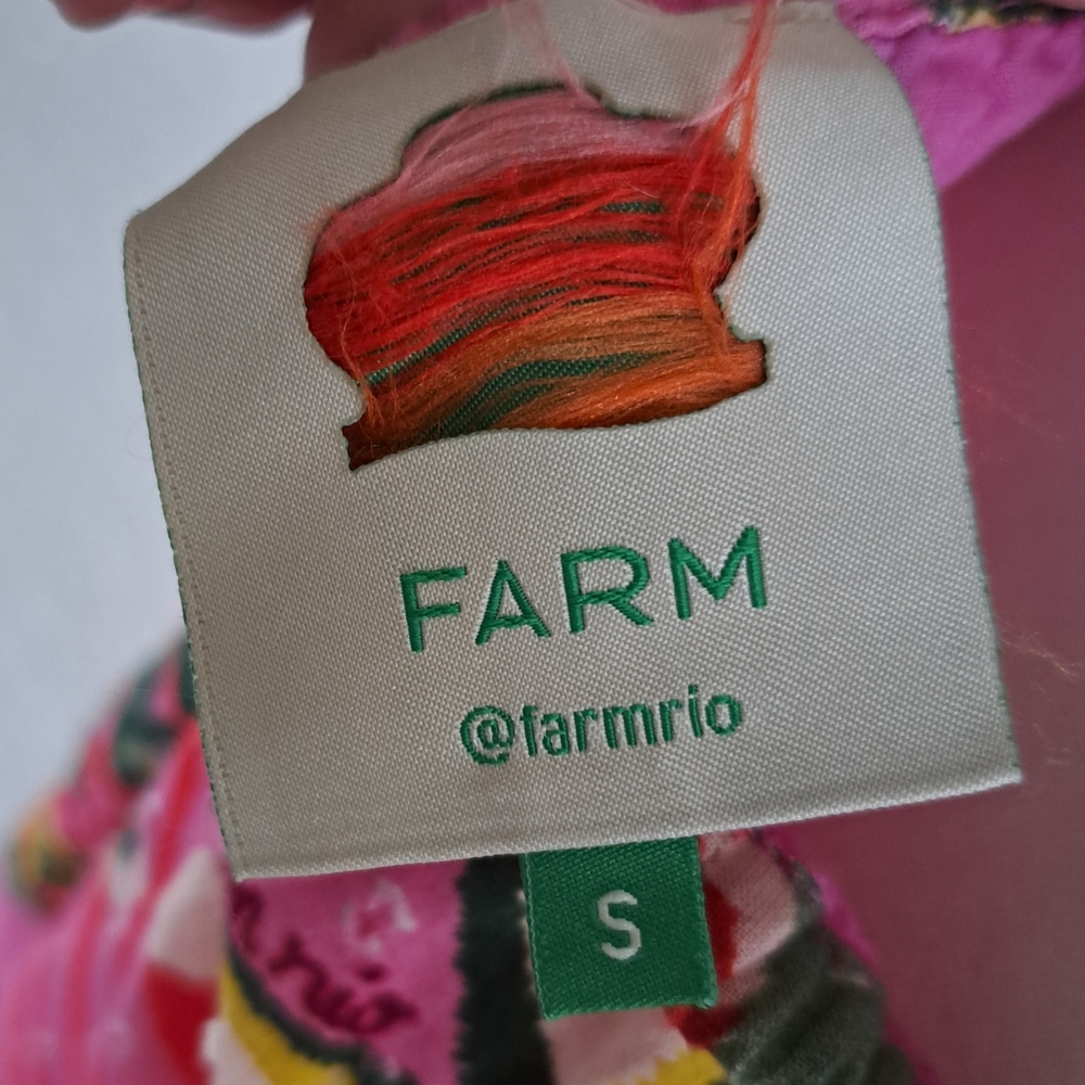 FARM Rio Pink Floral Midi Dress - Picture 9 of 10